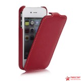 Кожаный Чехол Melkco Для Iphone 4/4S (красный)